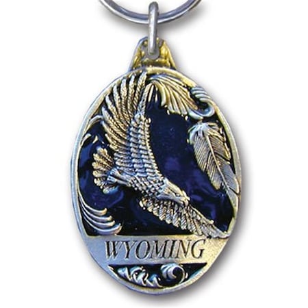 Siskiyousports Wyoming Eagle Key Chain RK309E